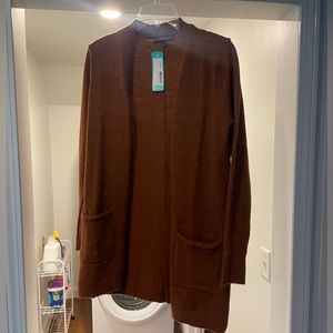 Brown cardigan